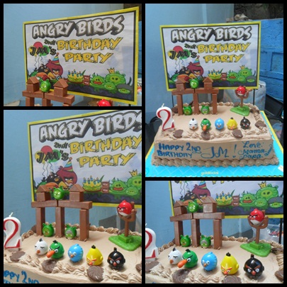 Angry Birds Cake on Angry Birds Cake